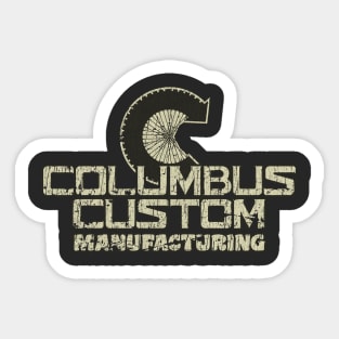 Columbus Custom Manufacturing 1973 Sticker